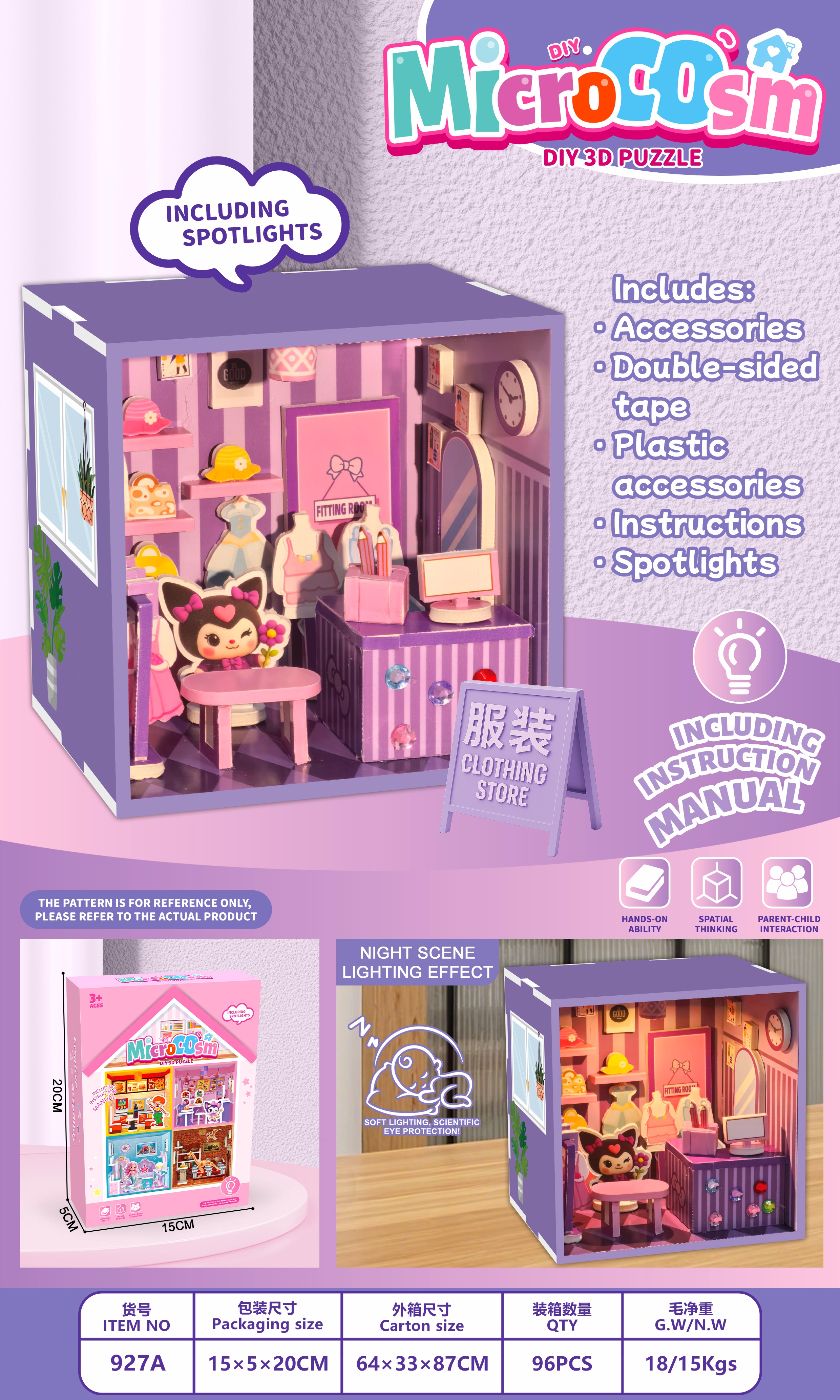 "Microscopic Little World Clothing Store Lighting Series Item Picture