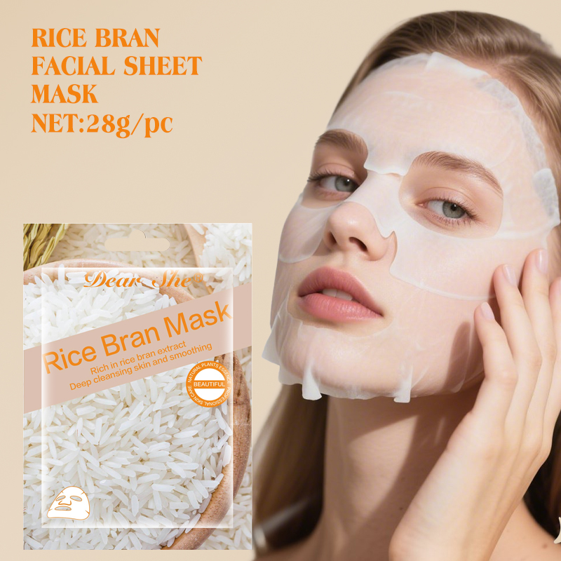 Dear she Rice Facial mask - Hydrating, Moisturizing and Nourishing Facial Mask - Cross-border Export Wholesale full figure