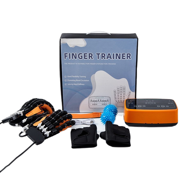 Cross-border exclusive hemiplegic intelligent robot rehabilitation gloves and equipment, hand function five-finger exercise tools, health medical care products details Picture