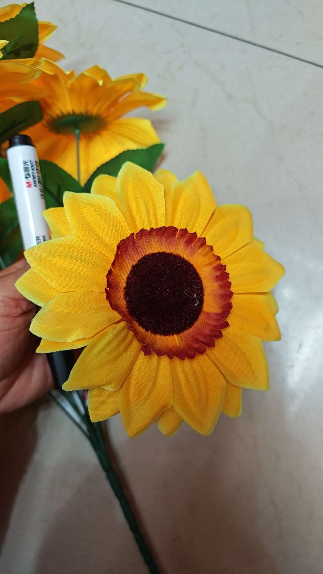 森系仿真工艺品礼品仿真花瓣防真硅胶花环头饰烧边花女2022仿真花饰品仿真花