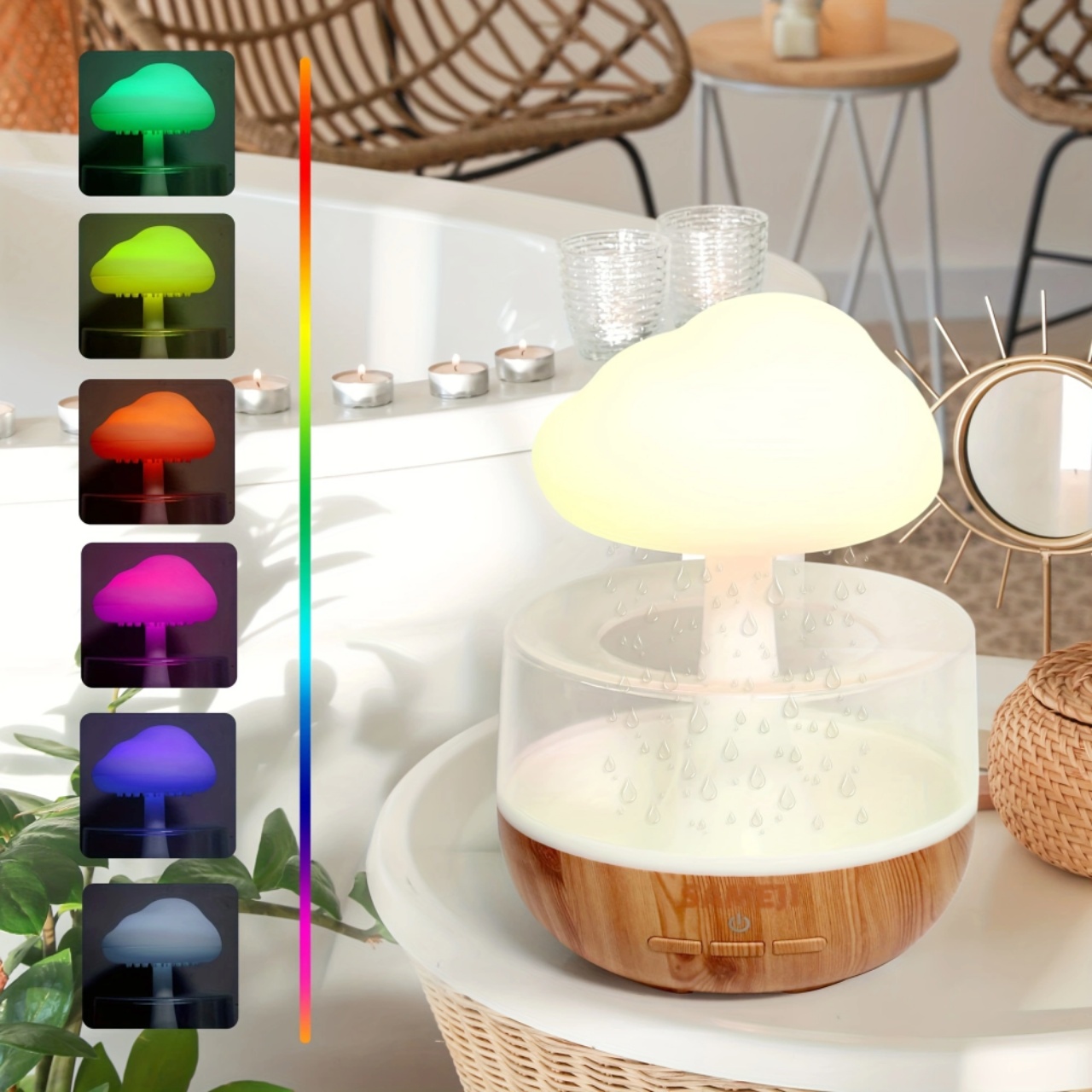 Rain Cloud humidifier sleep light