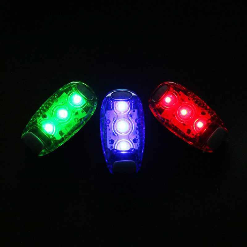 5205-3, 5205-5 small arm light, bicycle taillight, LED night running light, waterproof outdoor sports running warning light, buckle helmet light, backpack light Item Picture