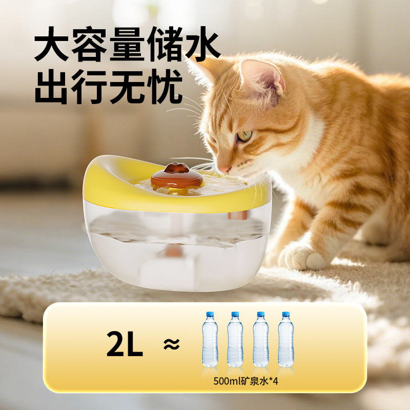 猫咪饮水机,循环过滤流动水宠物自动喂水器,插电喝水器,饮水器详情图3