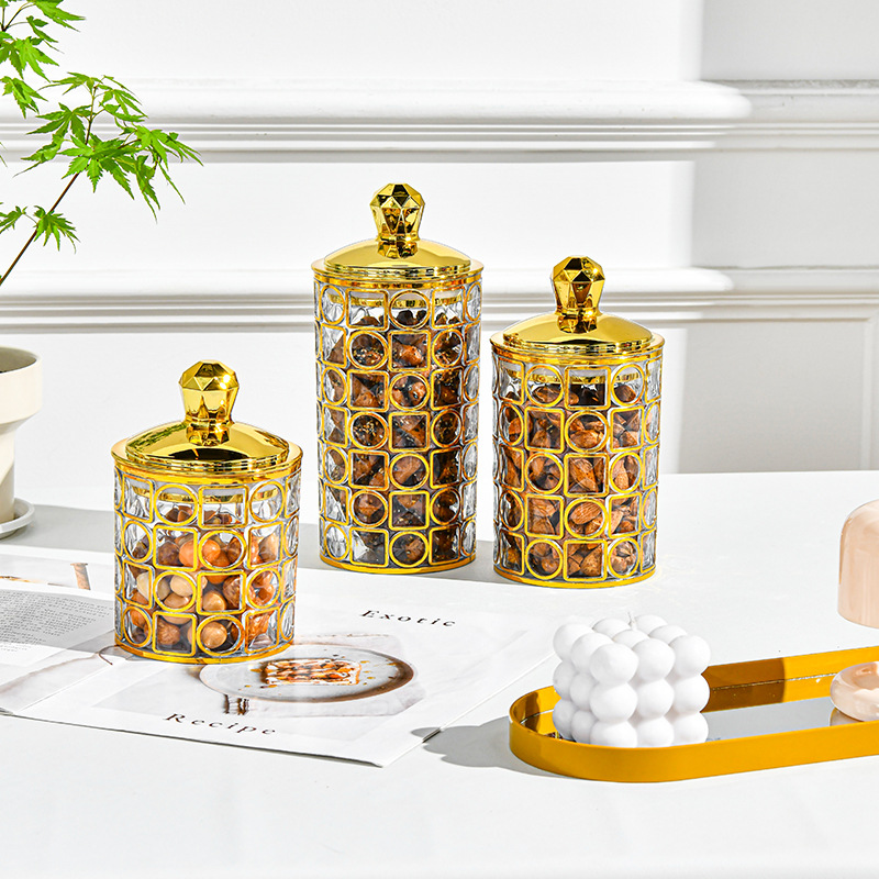 W80-A-1 Kindergarten Learning Candy Organizing small jar Desktop snack storage box Plastic transparent sealed jar with lid