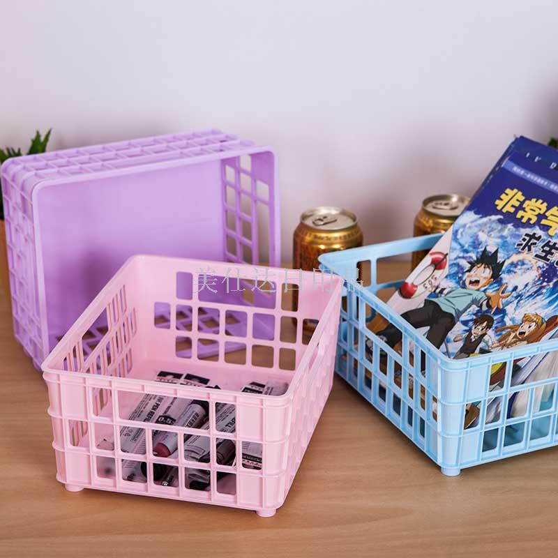 源头工厂 专利塑料圆形创意镂空纸篓 塑料垃圾桶 塑料纸篓 54965