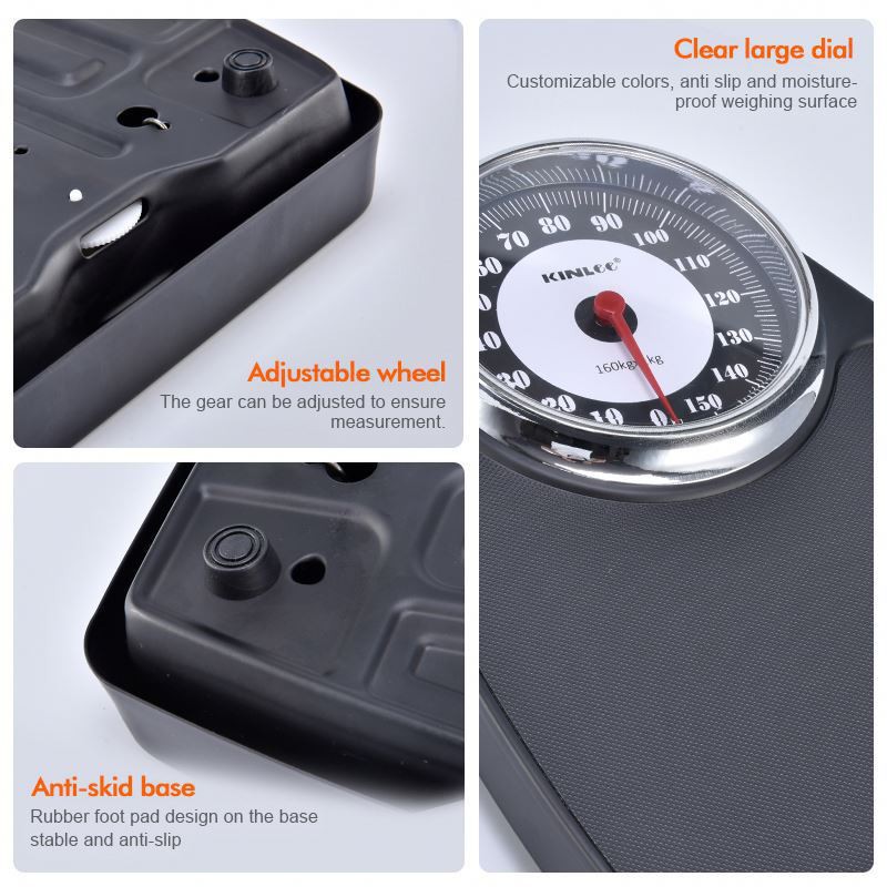 KINLEE household DT08 weighing scale, mechanical scale, human body scale, pointer health scale, non-electric weighing scale detail image 4