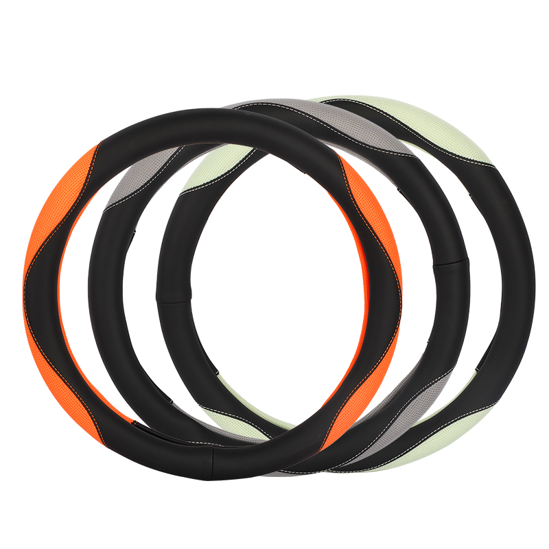 冰丝方向盘套 吸汗透气 四季可用 精准裁剪 易清洗 多色可选详情1