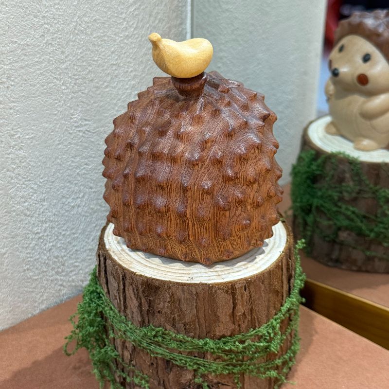 木雕/桃木制品/木雕件/地球仪/文玩玉米产品图