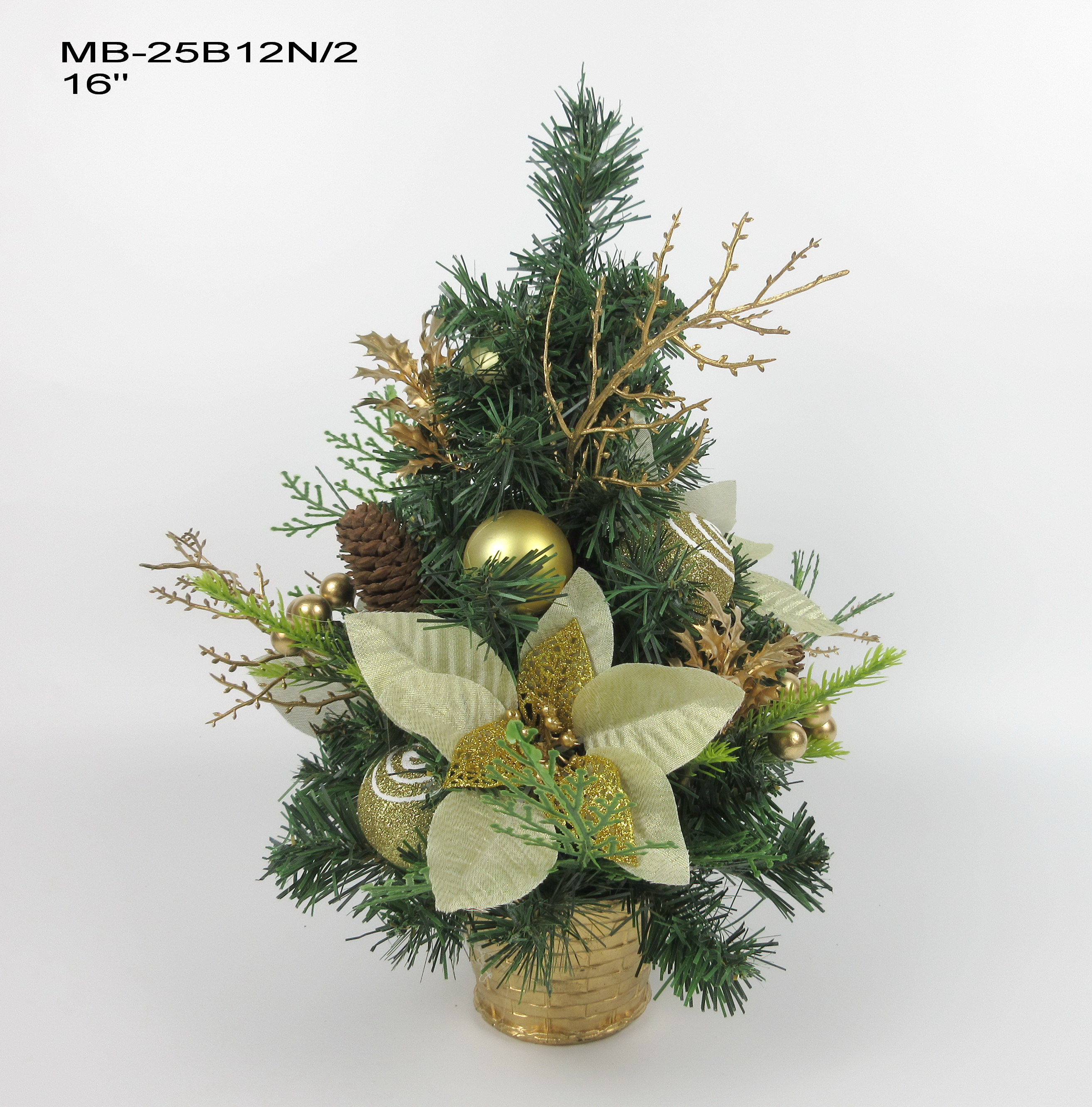 12-inch, 16-inch, 20-inch Christmas powder-decorated trees details Picture