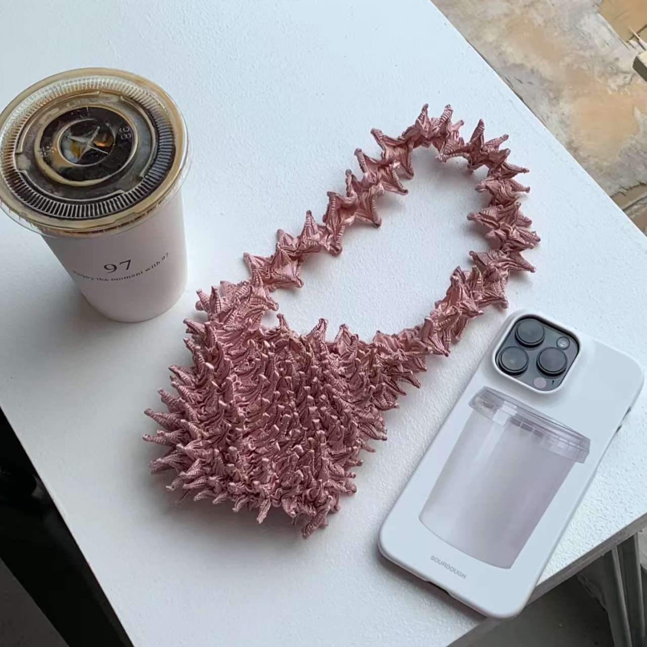 Cross-border bestsellers: single-shoulder durian bag, sea urchin bag, fashionable women's bags, multi-functional hand-held crossbody bag, fashionable, casual and versatile, trendy women's bags with various styles details Picture