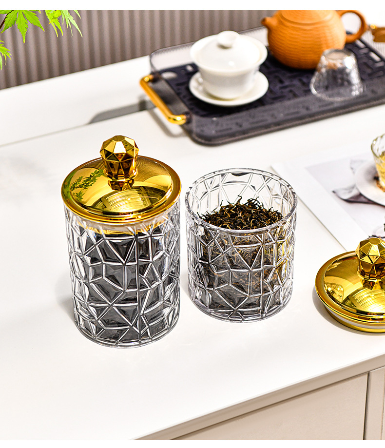 W80-A-1 Kindergarten Learning Candy Organizing small jar Desktop snack storage box Plastic transparent sealed jar with lid detail image 10