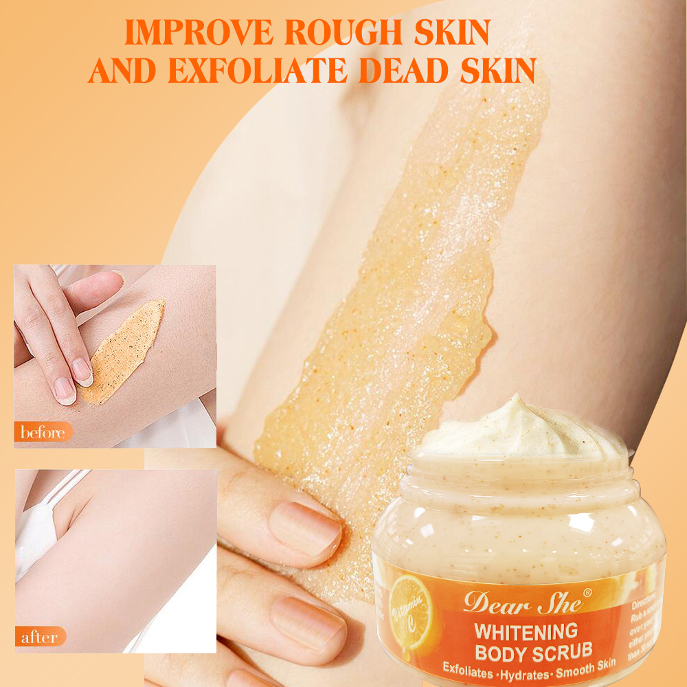 Dear she VC Orange Exfoliating and Cleansing Scrub cleanses the body Application Scenario