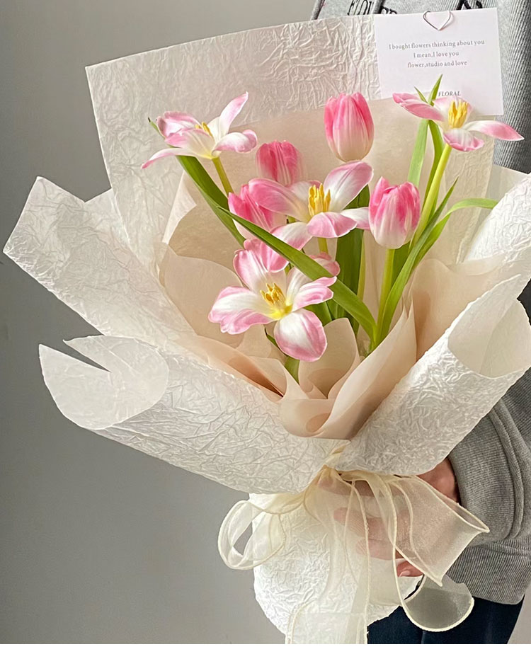 Xihua Nong Stone-patterned paper, fresh flower wrapping paper, kraft paper, bouquet wrapping paper, diy flower shop, wholesale of floral art materials pic 9