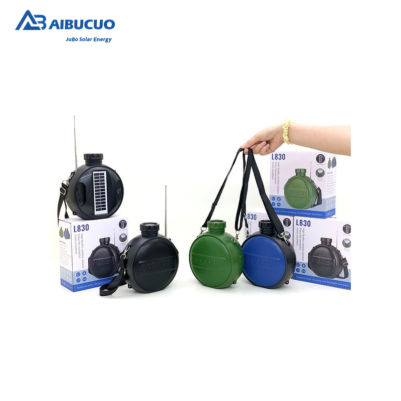 AIBUCUO's new L830 water kettle-shaped solar speaker, music player, Bluetooth speaker, mobile portable, USB charging, a hot product for export to Africa Application Scenario