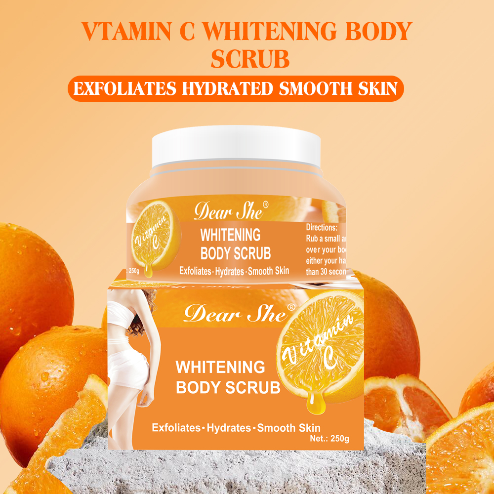 Dear she VC Orange Exfoliating and Cleansing Scrub cleanses the body details Picture
