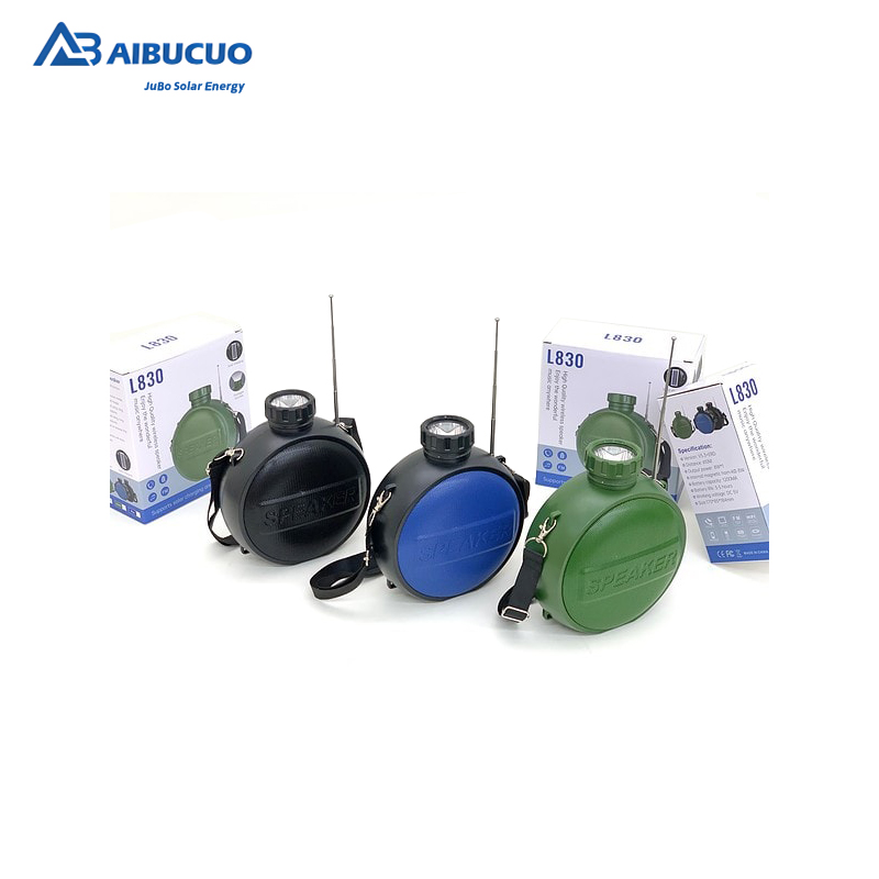AIBUCUO's new L830 water kettle-shaped solar speaker, music player, Bluetooth speaker, mobile portable, USB charging, a hot product for export to Africa details Picture