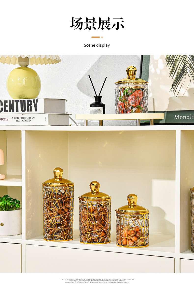 W80-A-1 Kindergarten Learning Candy Organizing small jar Desktop snack storage box Plastic transparent sealed jar with lid detail image 9