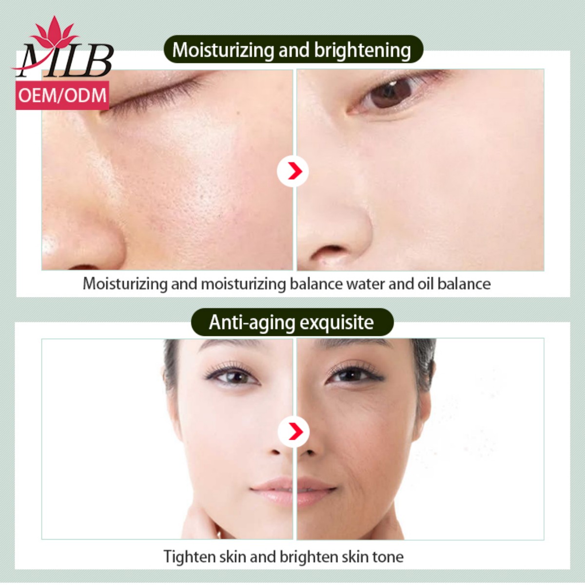 25g Oil-control and purifying green tea mask manufacturer wholesale non-woven/silk mask fabric vegetarian formula facial care beauty bed sheet mask Specification image