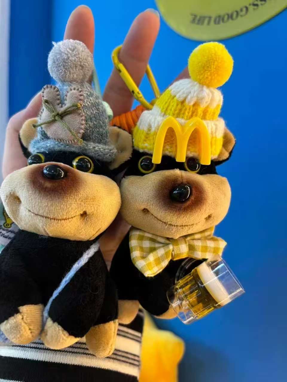 Cute bee dog pendant