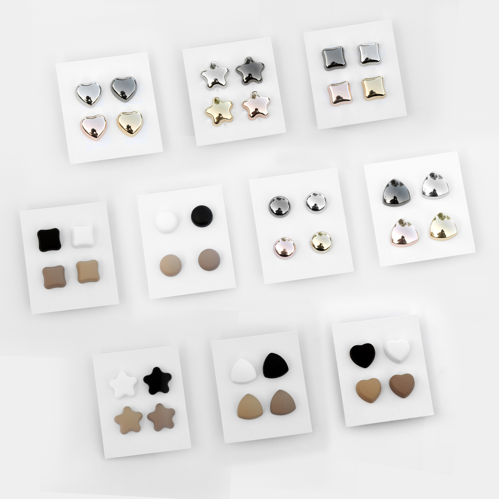 New Muslim silk scarf, headscarf, shawl, magnetic clasp, strong magnetic attraction clasp, magnetic brooch, collar clip accessory for women details Picture