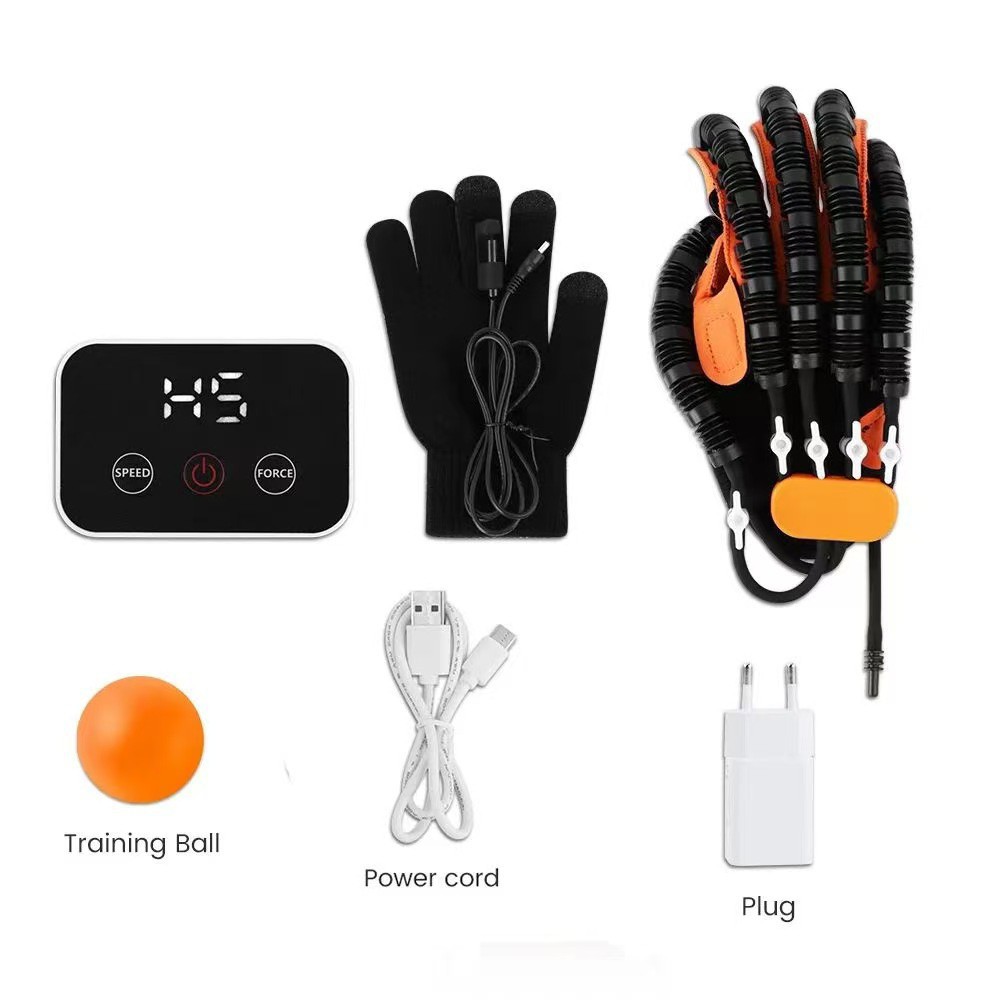 Hand finger rehabilitation training equipment, five-finger hand function exercise, flexion and extension, hemiplegia, stroke, electric robot gloves, health care and nursing products Specification image