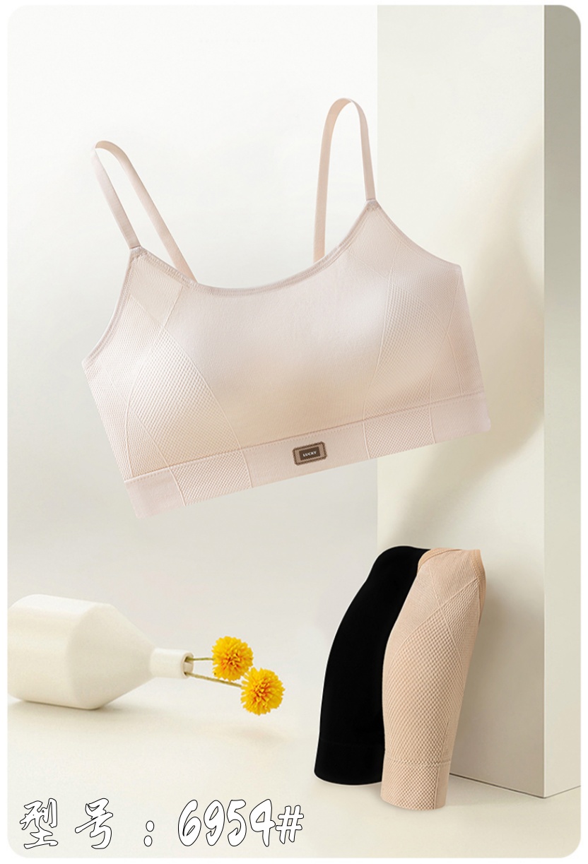 Fashionable little black label, cloud-like seamless beauty back, fixed cup, traceless underwear, foundation, invisible strapless vest pic 12
