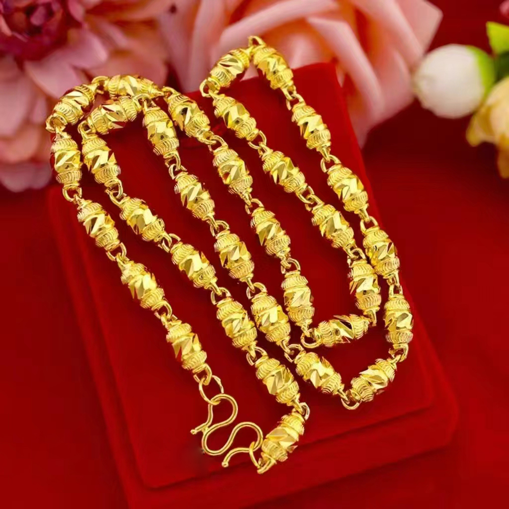 N0000-250813女项链金色ins网红潮女轻奢锁骨毛衣项链大金链子详情2