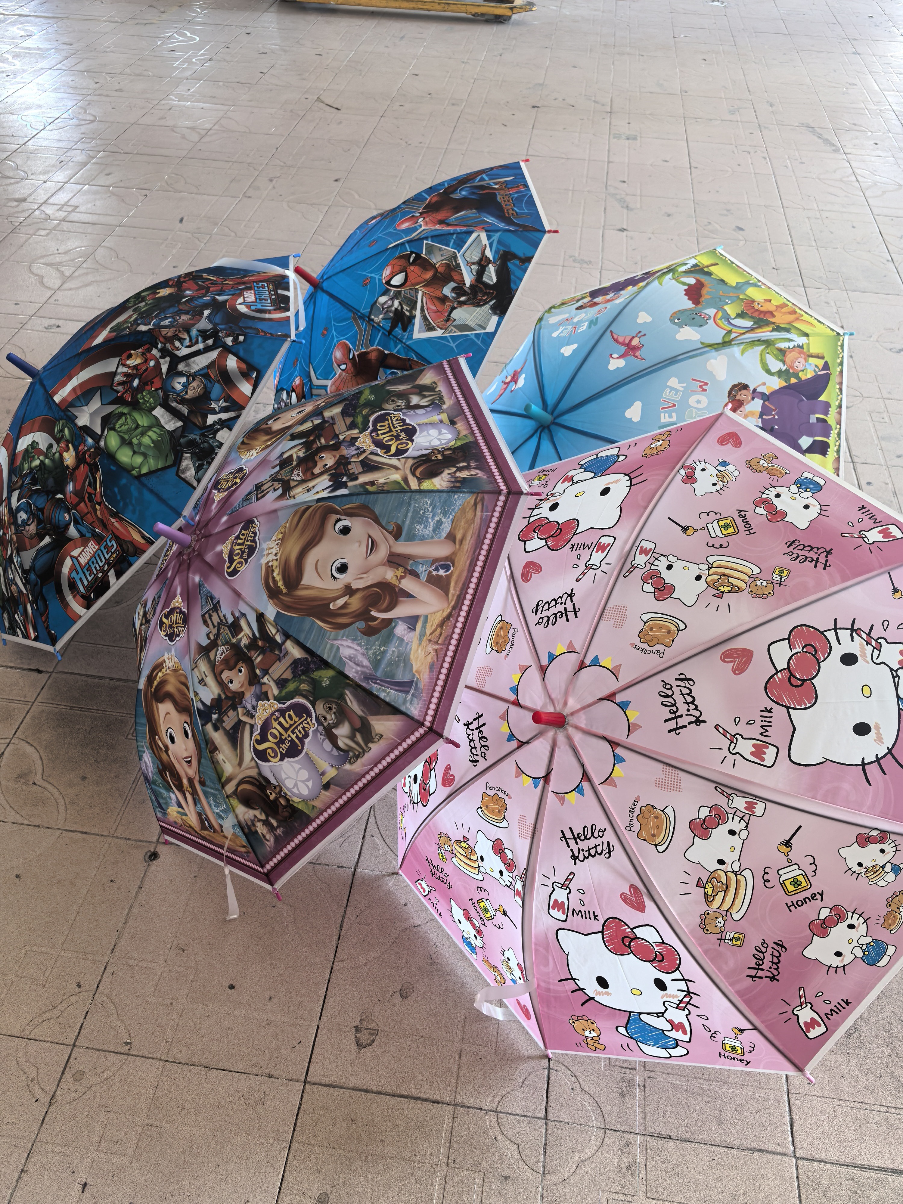 Transparent umbrella, polka dot umbrella, rainbow umbrella, frosted eva umbrella, transparent pvc umbrella detail image 7