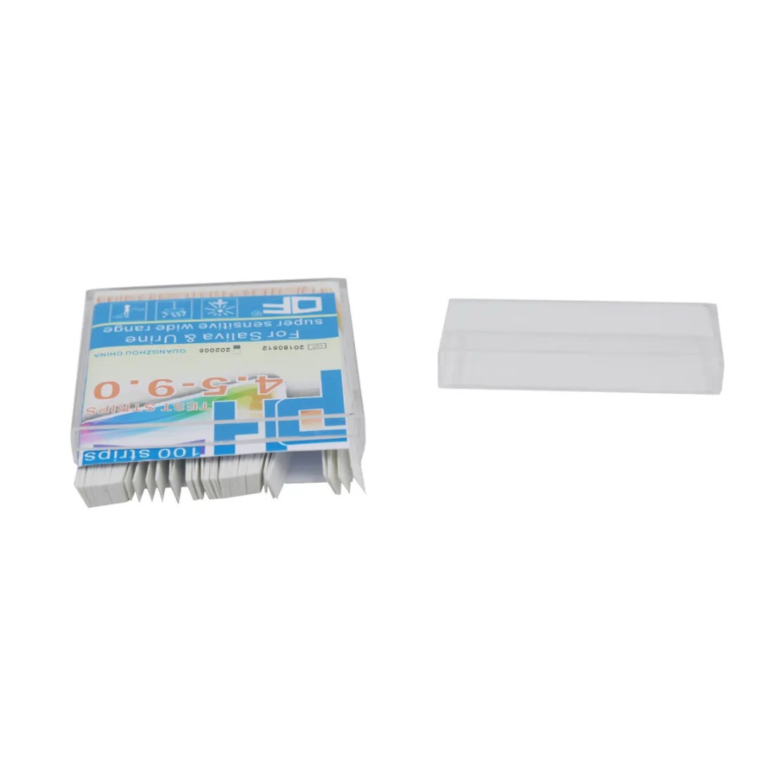 The new version of PH test paper with a pH range of 4.5 to 9.0 and a grade of 0.25 is used to test the acidity and alkalinity of water and saliva liquids detail image 3