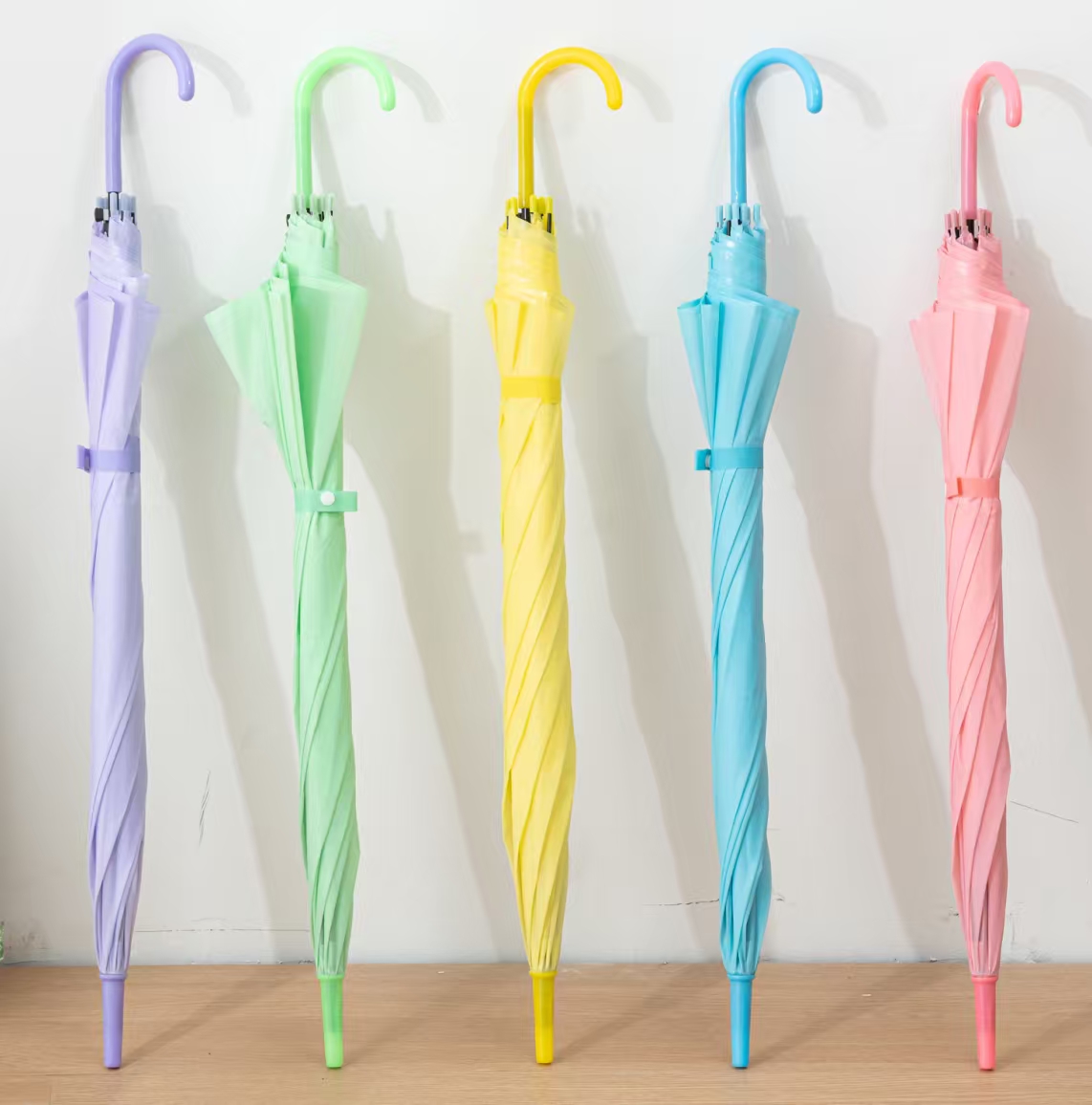 Transparent umbrella, polka dot umbrella, rainbow umbrella, frosted eva umbrella, transparent pvc umbrella detail image 5