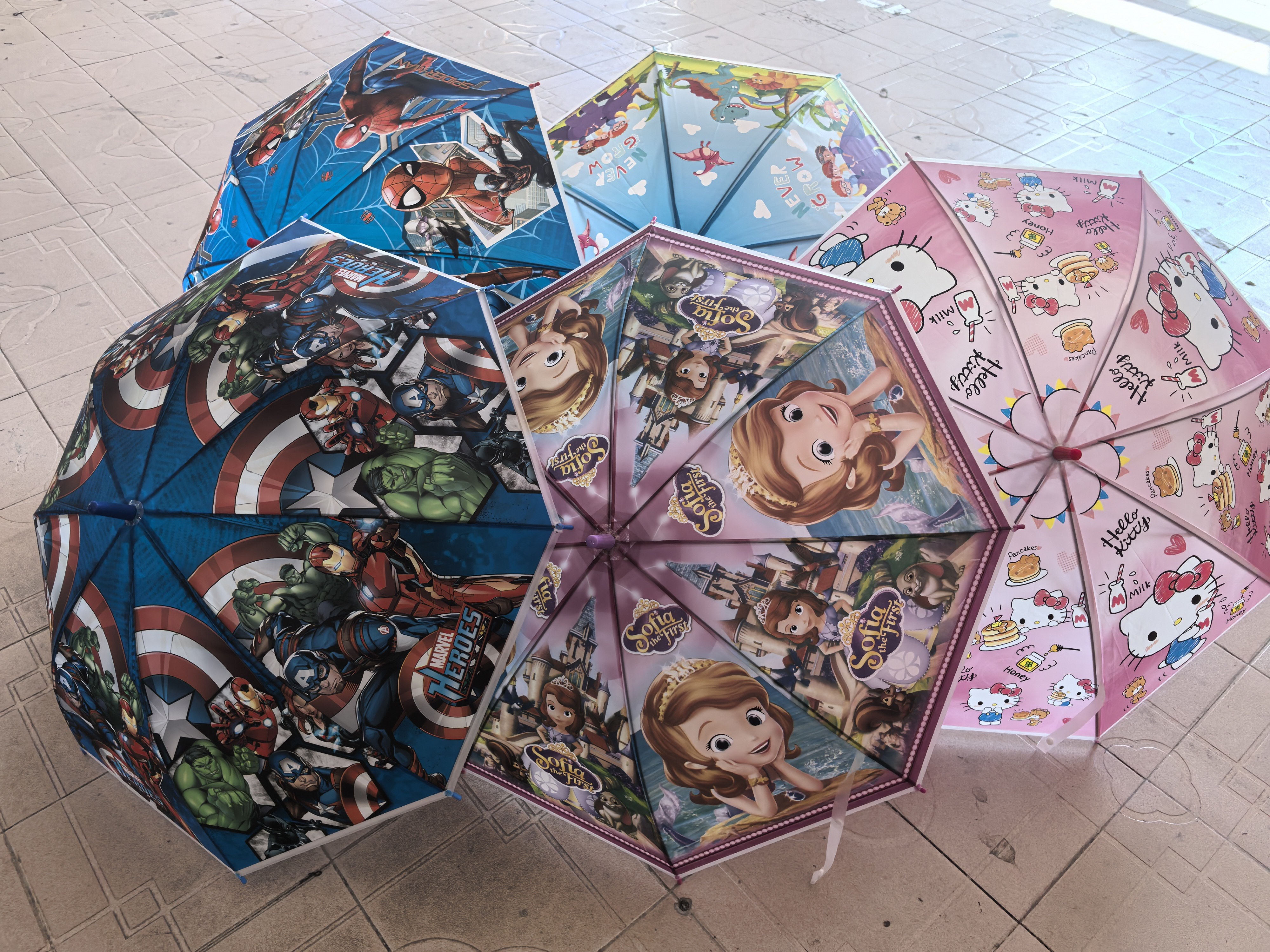 Transparent umbrella, polka dot umbrella, rainbow umbrella, frosted eva umbrella, transparent pvc umbrella detail image 6