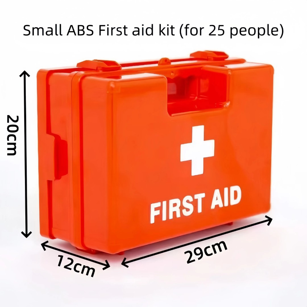 ABS first aid kits are selling well across borders. They are 25-person emergency kits, wall-mounted first aid kits, and plastic first aid medicine boxes Item Picture
