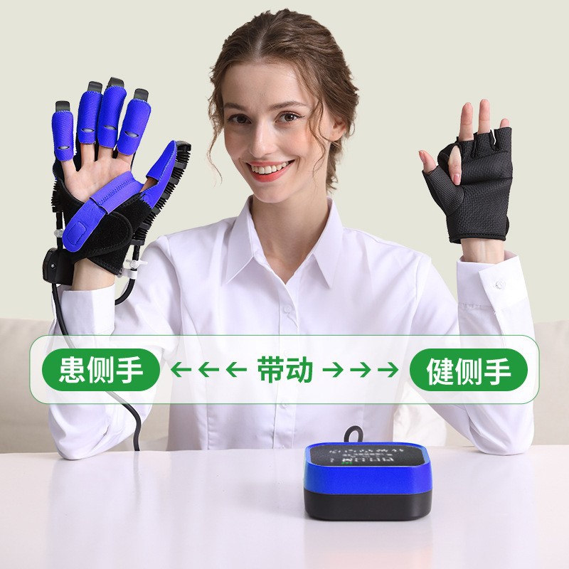Rehabilitation robot glove trainer, hand stroke hemiplegia rehabilitation equipment, pneumatic finger splints for exercise Specification image