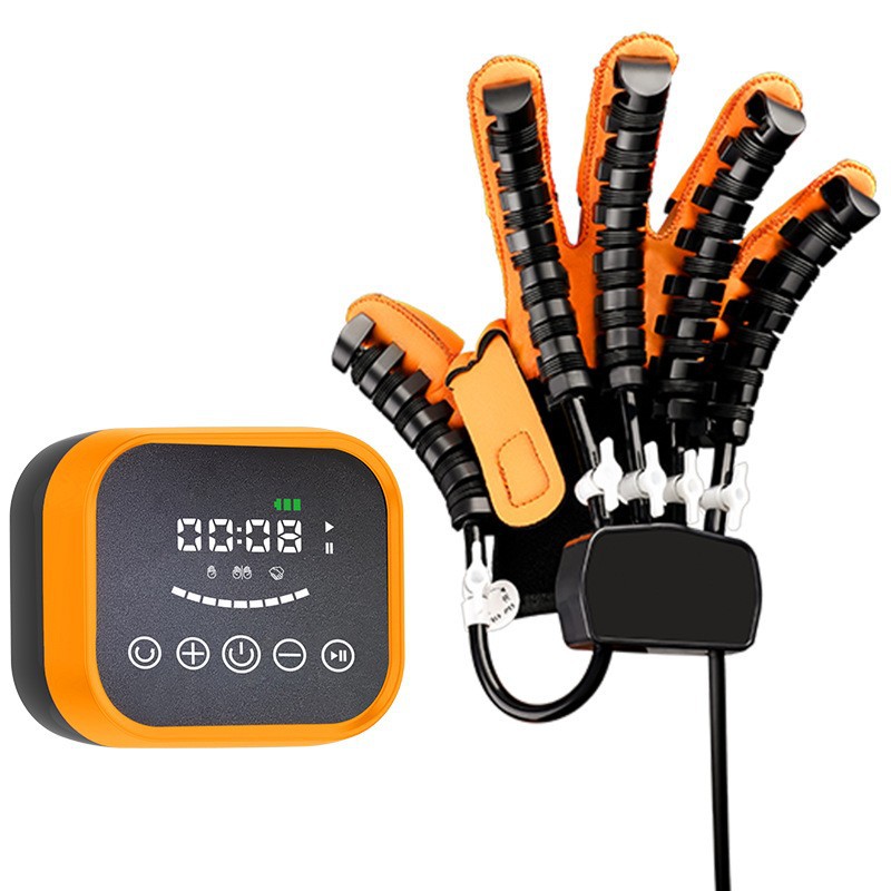 Rehabilitation robot glove trainer, hand stroke hemiplegia rehabilitation equipment, pneumatic finger splints for exercise
