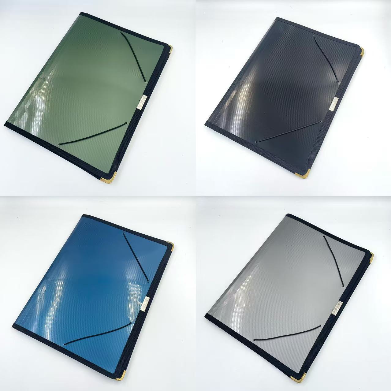 A4 double-layered briefcase with straps, office document bag, and data storage bag