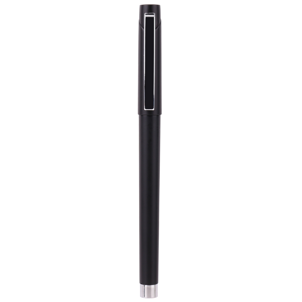 A large-capacity black ink business gel pen with a metal spray-painted pen barrel for students to practice problems Item Picture