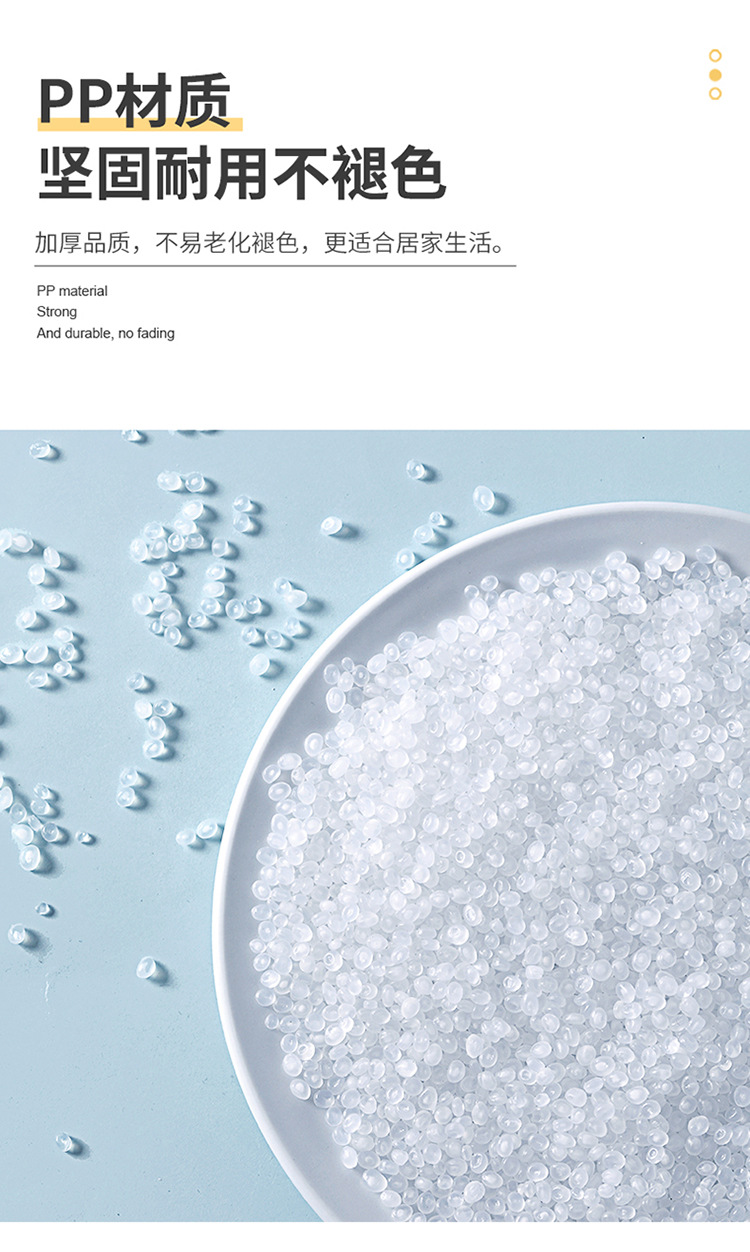 J06-6317 Household trash can, simple and lidless with pressure ring, Nordic square office kitchen detail image 3