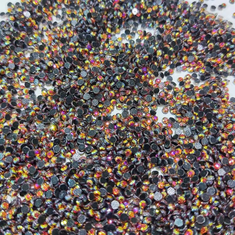 服装辅料烫钻彩色烫钻1kg装彩色