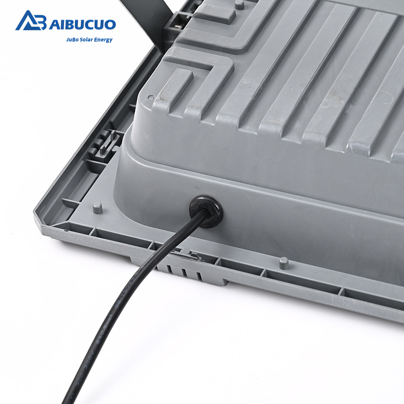 AIBUCUO brand custom wholesale LED floodlights, solar floodlights, outdoor waterproof, outdoor construction site lighting, park and community lighting, new energy floodlights Item Picture
