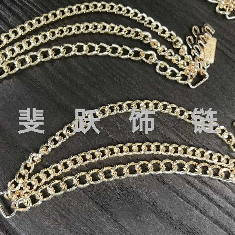 箱包装饰链，鞋扣装饰链 现货批发 厂家直销 白底实物图
