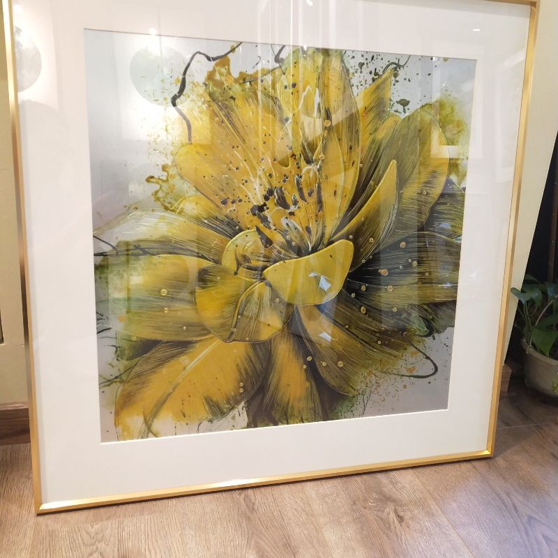 装饰画/木画边/穆斯林装饰画/装饰画挂画/壁画细节图