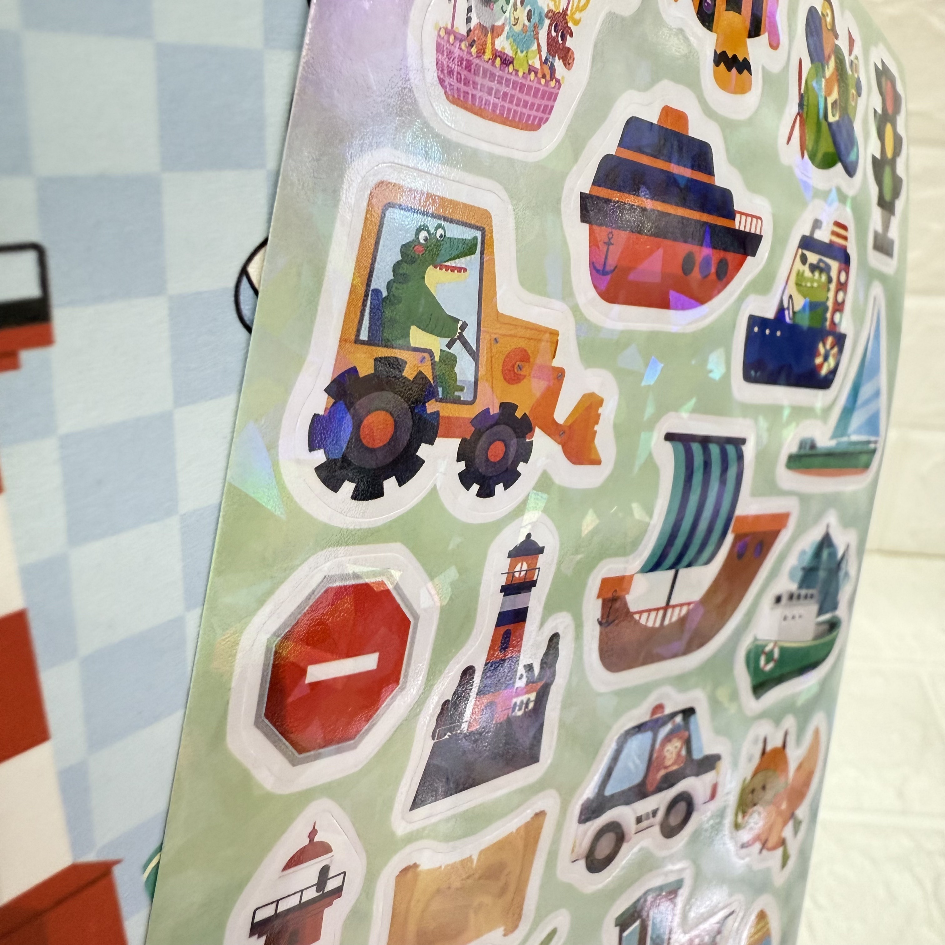 创意贴纸实物图