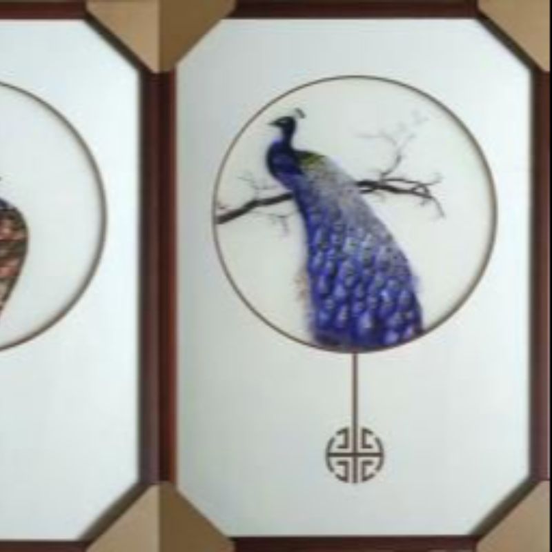 装饰画/挂画/装饰画客厅/客厅画欧式/卷轴白底实物图