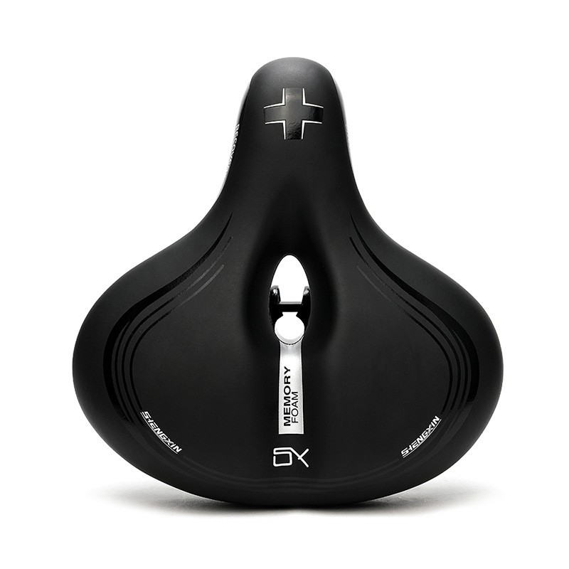 250112 Enlarged and widened saddle, bicycle saddle, mountain bike seat cushion, bicycle seat cushion, bicycle seat cushion bag details Picture