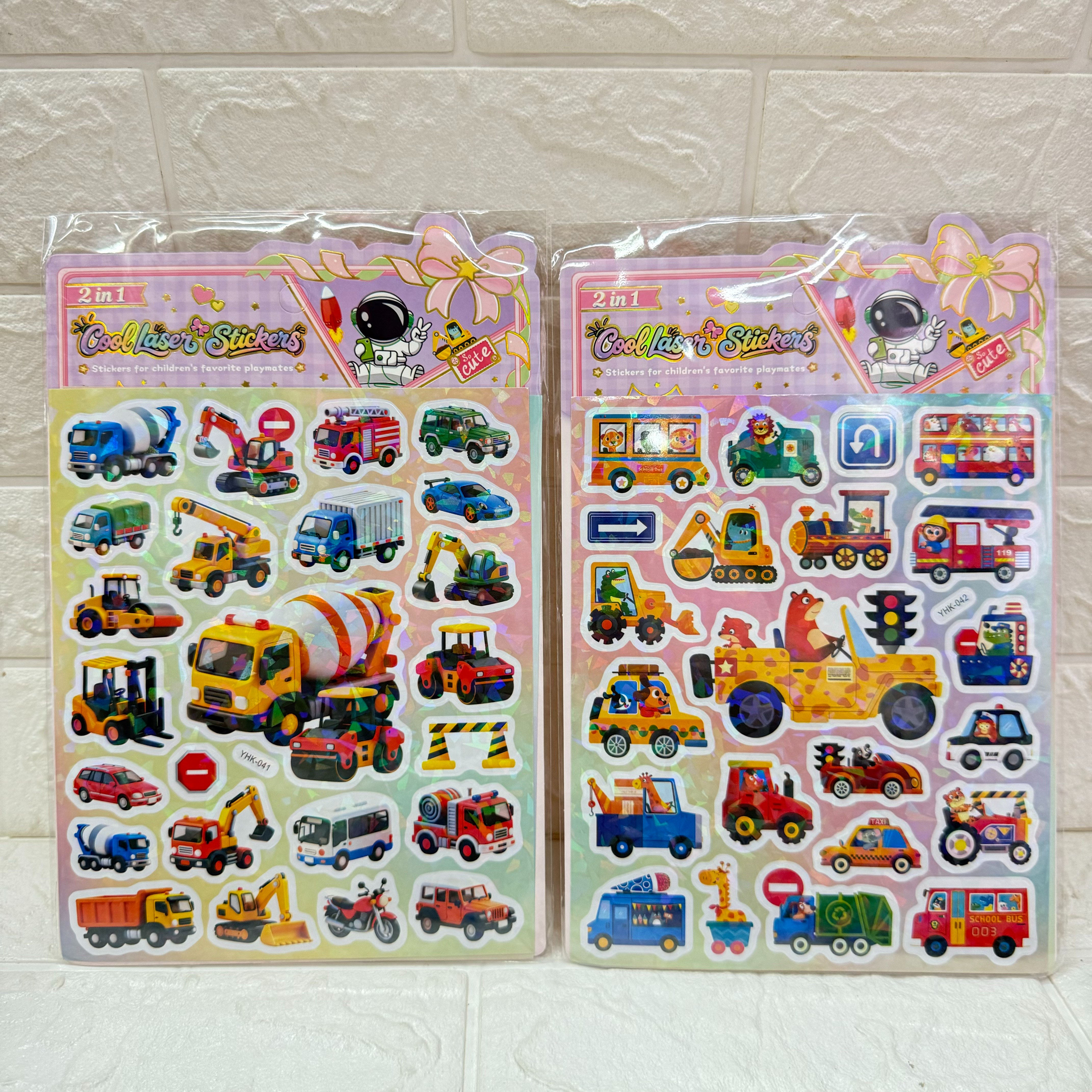 2 Shiny laser stickers for hand journal stickers, cartoon creative diy stickers, Guka stickers, decorative stickers details Picture
