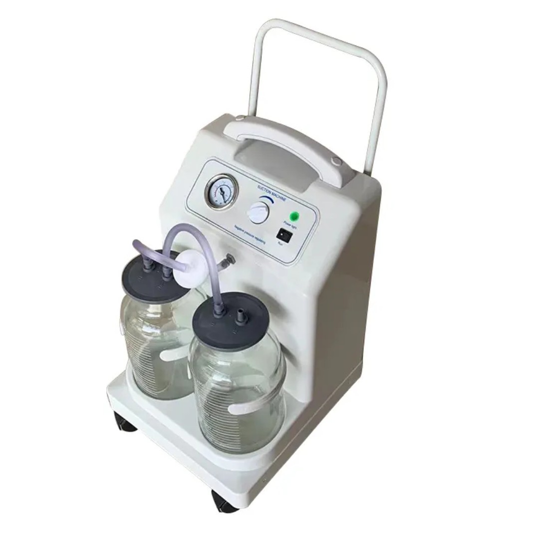 Trolley-type suction device, high-flow and high-negative pressure medical suction device suction machine