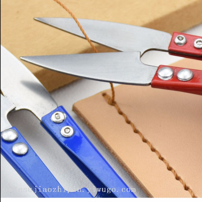 小纱剪剪线头小剪刀十字绣U型剪弹簧纱剪学生手工小号裁缝diy工具产品图