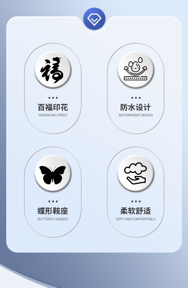 250104 Enlarged and widened saddle, bicycle saddle, mountain bike seat cushion, bicycle seat cushion, bicycle seat cushion bag pic 4