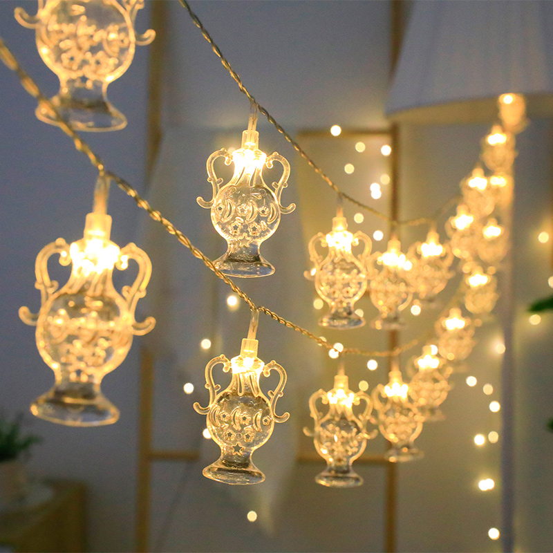 Middle Eastern Muslim decorative light strings, battery boxes, moon light strings, mosque light strings, divine light strings, festival decoration decorative lights customization details Picture