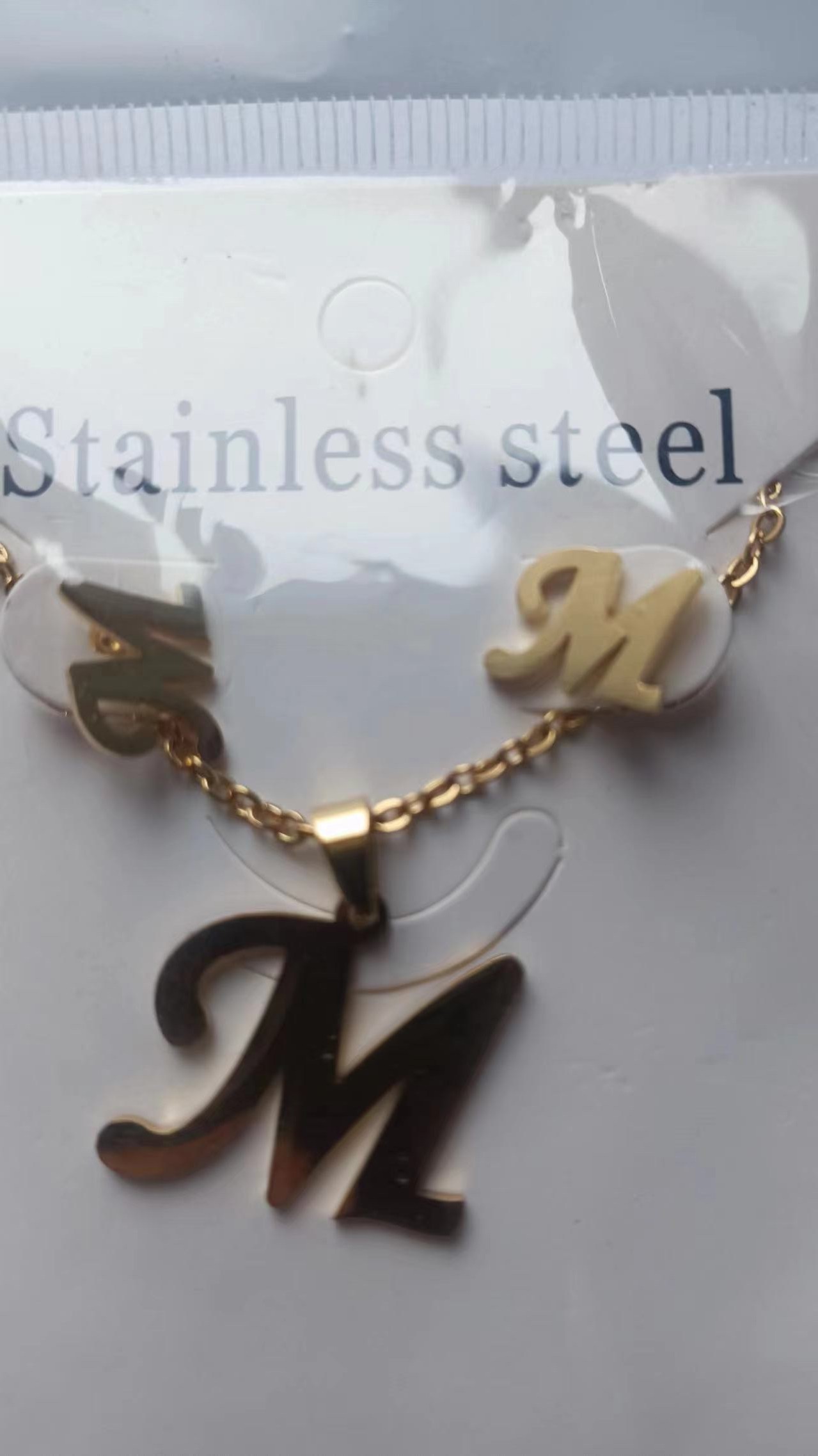 华贝儿不锈钢饰品跨境欧美流行饰品珠宝首饰项链耳环MA058